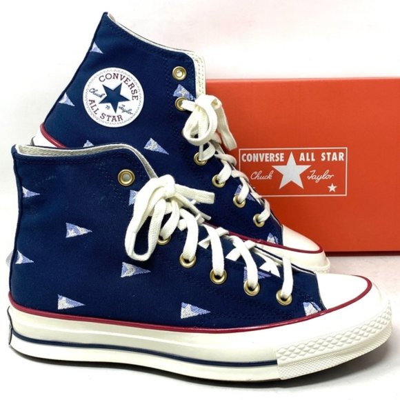 Converse Chuck 70 Shoes For Men Skate Canvas Navy High Top Sneakers A04965C - Picture 1 of 10